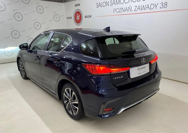Lexus CT cena 89900 przebieg: 157002, rok produkcji 2020 z Poznań małe 172